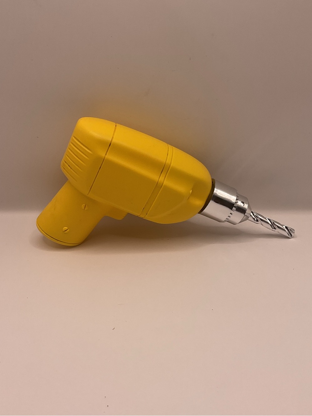 Vintage‎ Avon Collectible Yellow Power Drill w/some Liquid Bottle 1970s